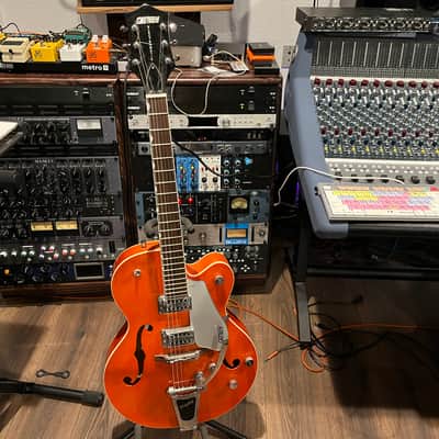 Gretsch electromatic Hollow Body 2004 - orange image 4