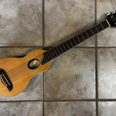 Washburn Model RO-10 Rover Travel Acoustic Guitar Natural image 2