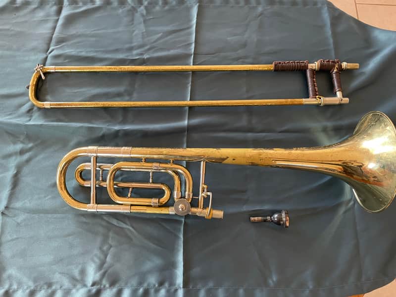 Bach Stradivarius Model 36 F-Attachment Trigger Trombone w/ Case – Smooth Slides – Elkhart US - Mid 1960s image 1