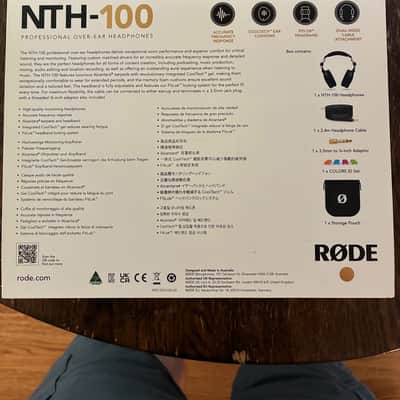RODE NTH-100 Professional Over Ear Headphones 2022 - Present - Black image 2