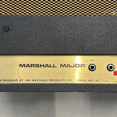 1970 Marshall Major JMP Model 1967 "Major" 200-Watt Amp Head - Ritchie Blackmore, Stevie Ray Vaughan, Mick Ronson image 8