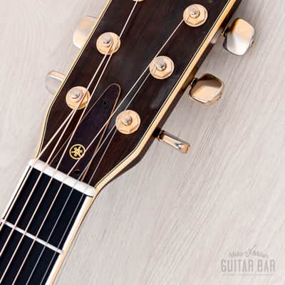 1977 Yamaha L-10 Vintage Dreadnought Acoustic Guitar, Spruce & Rosewood w/ Case & Hangtag, Japan image 4