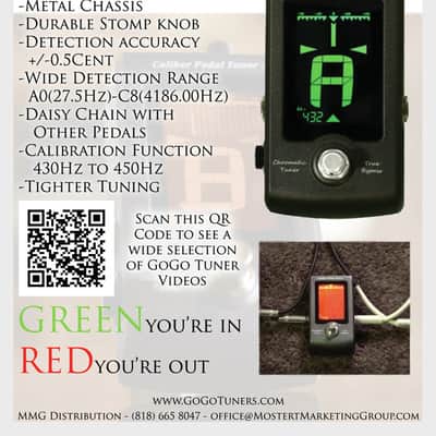 GoGo Caliber Chromatic Tuner - Black image 2