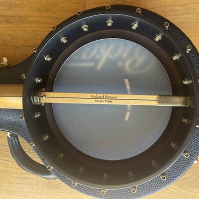 Rickard Maple Ridge 11” Open Back 5-String Banjo 2000’s - Natural Amber Maple / Black Rim image 6