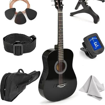 Silvertone SD-10/BK アコースティックギター Silvertone SD-10/BK Acoustic Guitar Black | Reverb