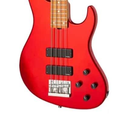Sadowsky MetroExpress 24-Fret Modern Bass, Roasted Maple Fingerboard, 4-String - Solid Candy Apple Red Metallic High Polish image 4