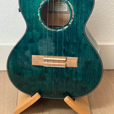 Mint Lanikai QM-BLCET Tenor Ukulele , Great Item Includes Fresh Strings, Deluxe Case & Ships Ultra Fast ! image 6