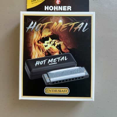 Hohner 572BX-G Hot Metal Harmonica - Key of G 2010s - Silver image 1
