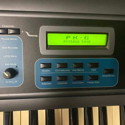 E-MU Systems PK6 KEYBOARD SYNTH 2003 - Silver And Blue image 24