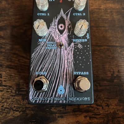 Old Blood Noise Endeavors Dark Star Pad Reverb V2 Limited Edition Relic Music Autumn Black Guitar Pedal image 2