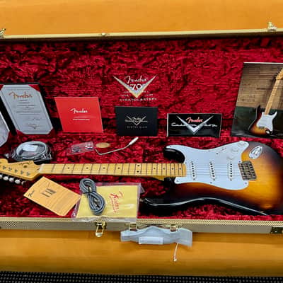 Fender 1954 Fender Stratocaster 70th Anniversary Limited Edition Journeyman Relic Greg Fessler Masterbuilt 2025 - Journey Relic Sunburst image 10
