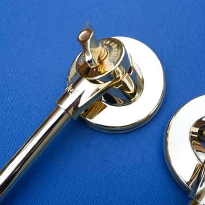 DW Bassdrum Spurs GOLD Pair DW DRSP1220 image 3