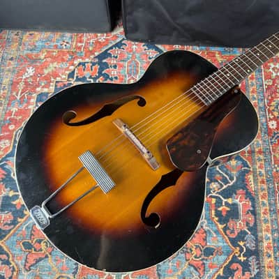 *Video* Gretsch New Yorker Archtop Acoustic Brazilian Fretboard - 1956 image 4