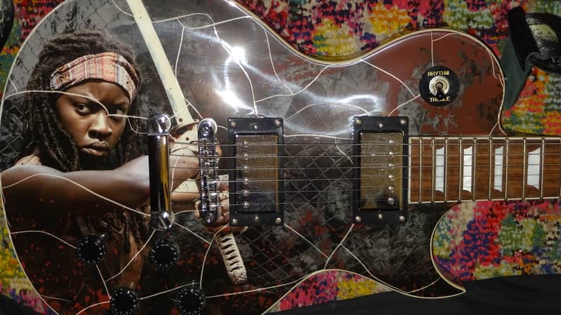 Artist Series Guitar Single Cut 2010-2016 Walking Dead Graphics image 1