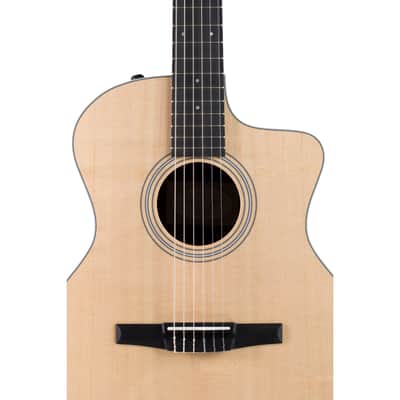 Taylor 214ce Nylon Grand Auditorium Acoustic Electric Guitar image 2