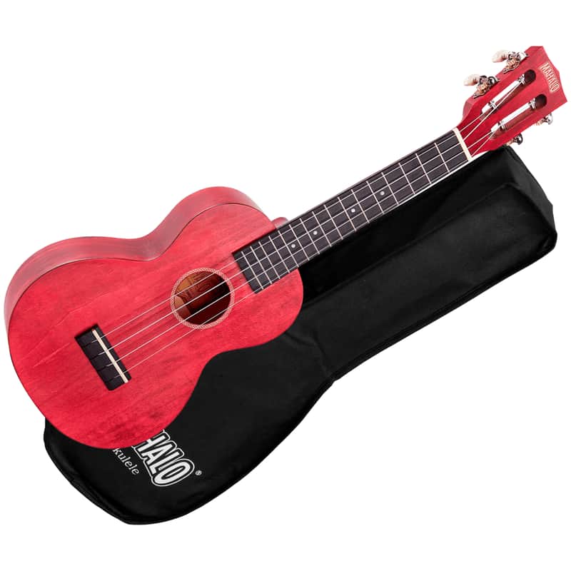 ML2CR Island Concert Cherry Red + Housse Mahalo image 1
