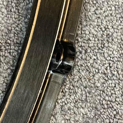 Tama Black Nickel 14 inch Die Cast Rim 6 hole image 9