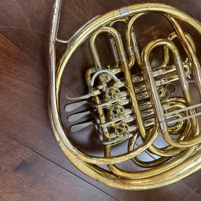 C. G. Conn 6D Double French horn. Made in USA image 9