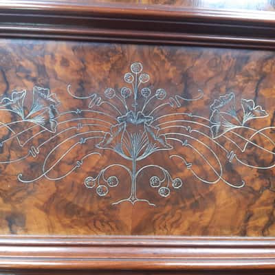 Rare German Antique Carl Ecke Upright Piano Circa 1890 image 8