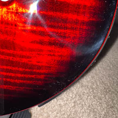 PRS Custom 24 Piezo - Fire Smokeburst image 8