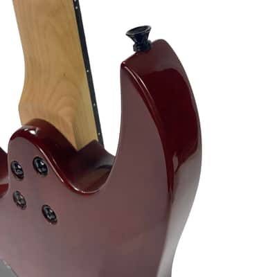 Zenison 34" Children's Electric Guitar Rock Style Cherry Red & Back Pack Gig Bag image 7