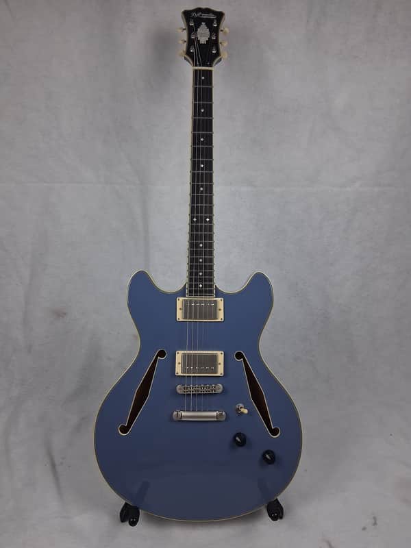 D'Angelico Excel DC Tour Collection 2023 - Present - Slate Blue image 1