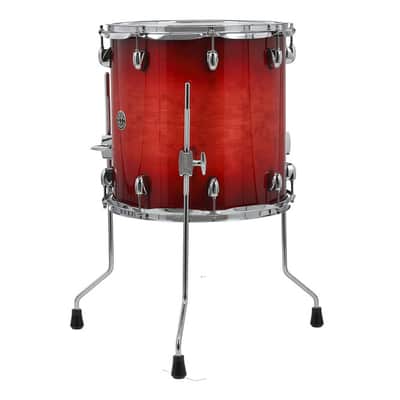 Gretsch GR814.284 CC2-1414F-GCB Floor Tom Catalina Club 14" x 14" Gloss Crimson Burst image 3