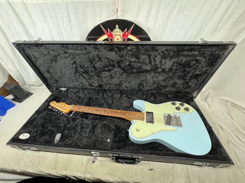 Fender Vintera '70s Telecaster Custom Guitar with Case 2022 - Sonic Blue / Pau Ferro fingerboard image 1