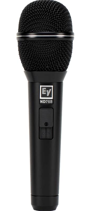 Electro-Voice ND76S Dynamic Cardioid Vocal Microphone with on/off switch image 1
