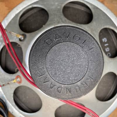 Davoli Jolly DTE 535 Petite 1965 - grey tolex - Made in Italy Tube Amp image 8