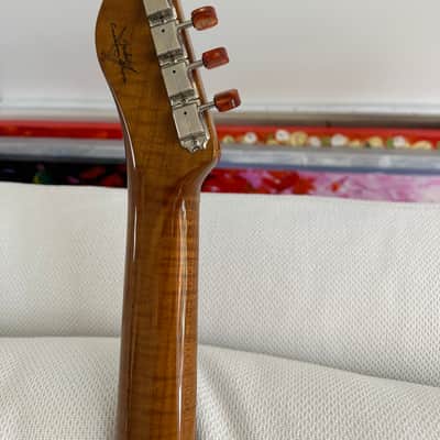 Fender Fender Artisan Maple Burl Dual P90 Telecaster - Aged Natural Rosewood Fingerboard 2021 - Artisan image 9