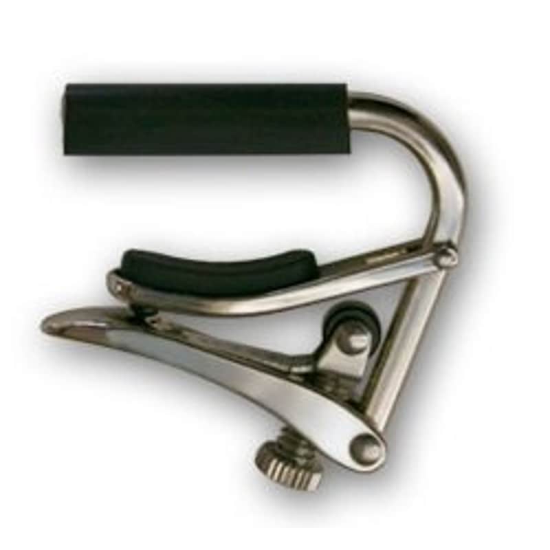 Shubb Five String Banjo Capo - Brushed Nickel image 1