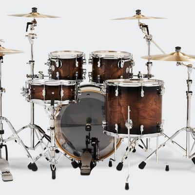 PDP Concept Exotic Walnut-Charcoal Burst Chrome Hardware 5pc image 5