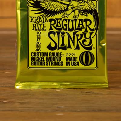 Ernie Ball Regular Slinky Nickel Wound Electric Guitar Strings - 10-46 image 2