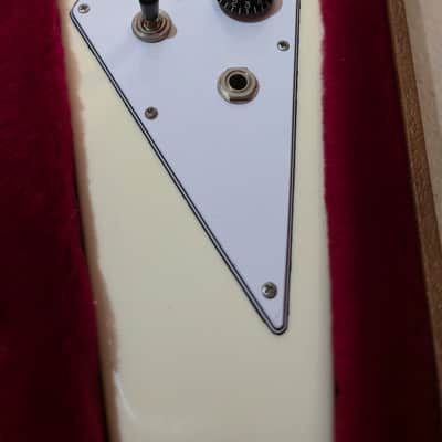 Gibson 70s Flying V Classic White Dave Mustaine Owned & Signed MEGADETH Stage Played Guitar image 3