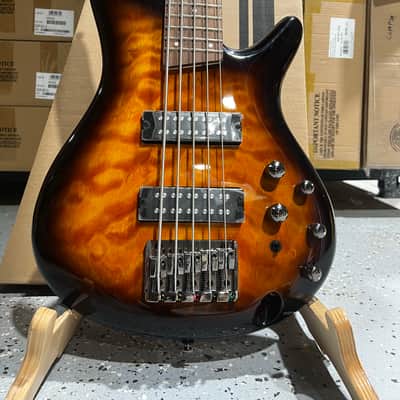 Ibanez Standard SR405E 5-string Bass Guitar - Dragon Eye Burst image 3