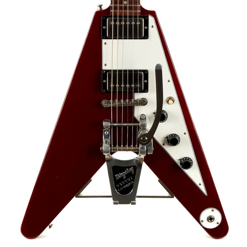Gibson Flying V Lonnie Mack Cherry image 2