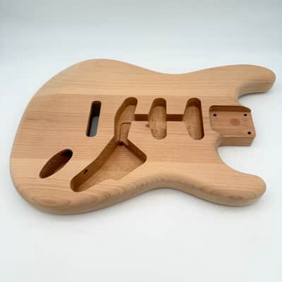 HooDoo Stratocaster Body Alder Unfinished Light hsb6352 image 2