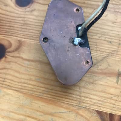 Fender Telecaster / Esquire Pickup Black Bottom Flat Pole Pieces 1950-1955 Black image 4