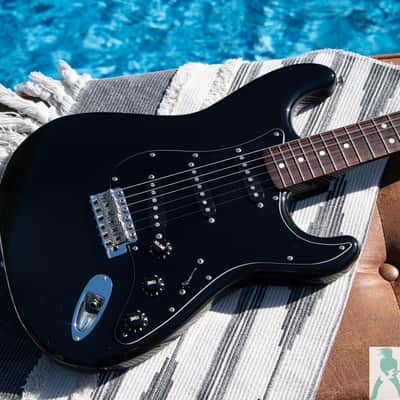 Fender Japan Limited Edition J-Craft ST62-ALLBK - '62 Stratocaster Reissue All Black w Matching HS - DEMO Video - Pro Set Up w Perfect Frets/Action/Intonation! image 12