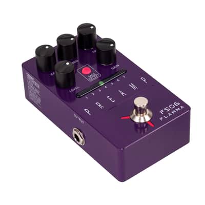 FLAMMA FS06 Digital Preamp Pedal Guitar Effects Pedal with Built-in Cabinet Simulation 7 Preamp Models Saveable Preset image 8