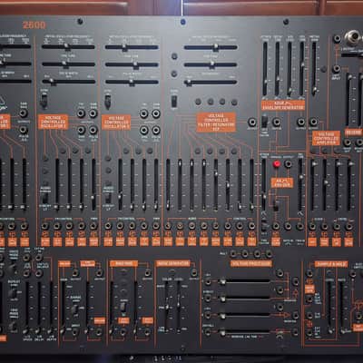 Behringer 2600 Semi-Modular Analog Synthesizer 2020 - Present - Black image 1