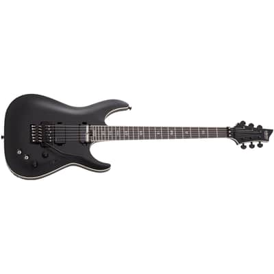 Schecter C-1 FR S SLS Evil Twin Satin Black SBK Electric Guitar  Sustainiac - Brand New image 1