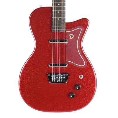 Danelectro '56 Baritone Electric Guitar-Black Metal Flake *USA Small Business* image 5
