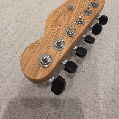 Fender American Acoustasonic Telecaster Exotic Koa 11/2019 - Natural image 11