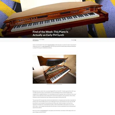 Yamaha GS1 Super Rare 1981 FM Synthesizer with MIDI image 13