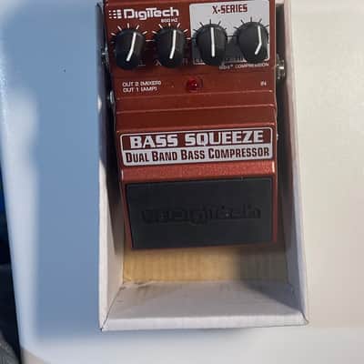 DigiTech Bass Squeeze (X-Series) - Dual Band Bass Compressor Effetto compressore a pedale basso elettrico image 2