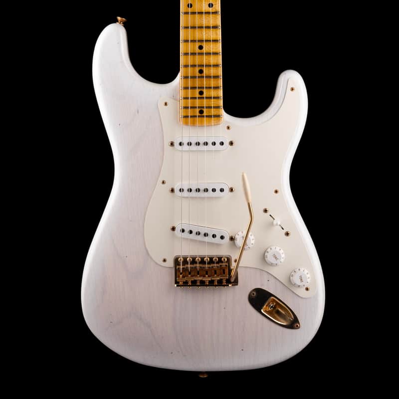 Used 2021 Fender Custom Shop 1958 Stratocaster Journeyman Relic Mary Kaye Blonde with OHSC image 1