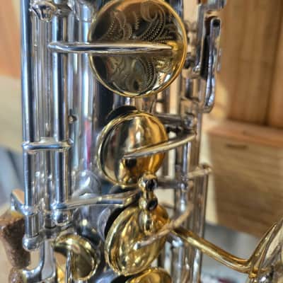 Buescher True Tone Alto Sax 1925 - Silver and 24K Gold Plate image 16