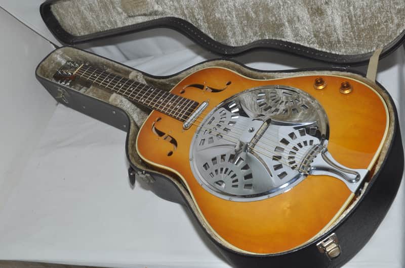 Greco D-800P（DS）Resonator Dark Sunburst Electric Guitar Ref. No 7716 image 1